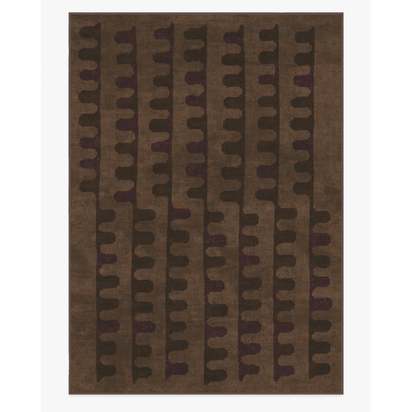 Veza Bronze & Plum Flatwoven Rug - 305 x 425 cm - Rug + Pad System