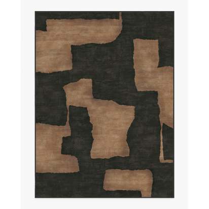 Impresa Charcoal & Taupe Flatwoven Rug - 275 x 365 cm - Rug + Pad System