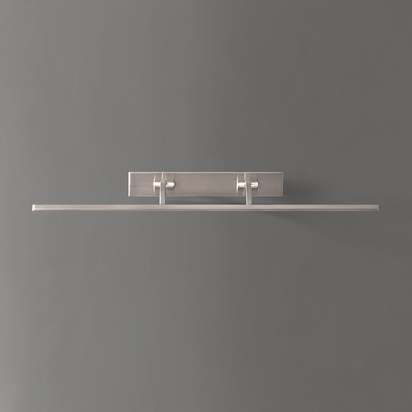 Dimmable larger Blake picture light in brushed chrome finish