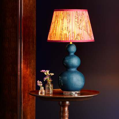 Murphy table lamp in blue