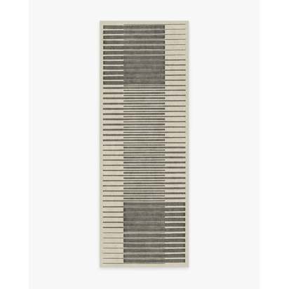Gradasi Grey Flatwoven Rug - 75 x 215 cm - Rug + Pad System