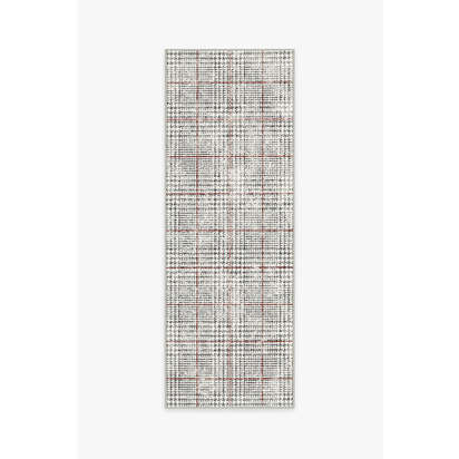 Glen Plaid Flatwoven Rug - 75 x 215 cm - Rug + Pad System
