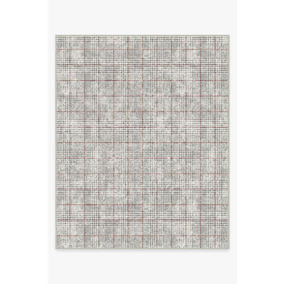 Glen Plaid Flatwoven Rug - 245 x 305 cm - Rug + Pad System