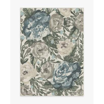 Camellia Jade Flatwoven Rug - 150 x 215 cm - Rug + Pad System