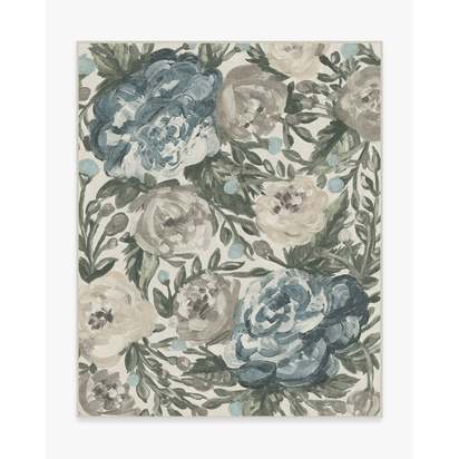 Camellia Jade Flatwoven Rug - 245 x 305 cm - Rug + Pad System