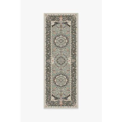 Sima Sage Flatwoven Rug - 75 x 215 cm - Rug + Pad System