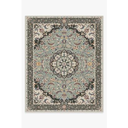 Sima Sage Flatwoven Rug - 245 x 305 cm - Rug + Pad System