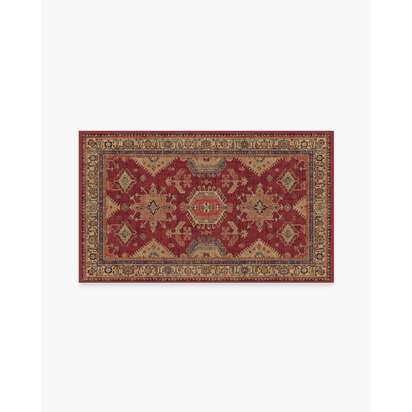Cambria Ruby Flatwoven Rug - 90 x 150 cm - Rug + Pad System