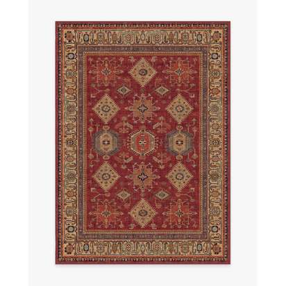 Cambria Ruby Flatwoven Rug - 150 x 215 cm - Rug + Pad System
