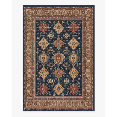 Cambria Sapphire Flatwoven Rug - 185 x 275 cm - Rug + Pad System