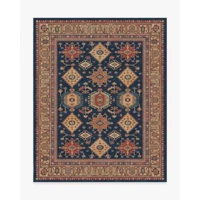 Cambria Sapphire Flatwoven Rug - 245 x 305 cm - Rug + Pad System