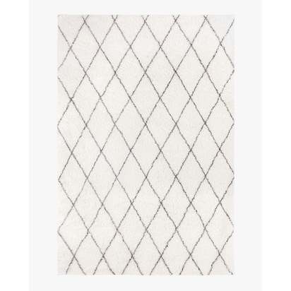 Moroccan Diamond Plush Rug - 185 x 275 cm - Rug + Pad System
