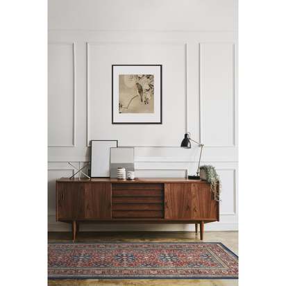 Alessia Royal Red Flatwoven Rug - 60 x 90 cm - Rug + Pad System