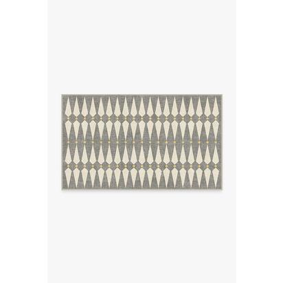 Carnaby Shadow Del Sol Flatwoven Rug by Jonathan Adler - 90 x 150 cm - Rug + Pad System