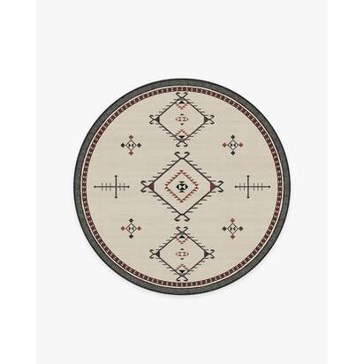 Damali Sumac Rug - 185 Round cm - Rug + Pad System