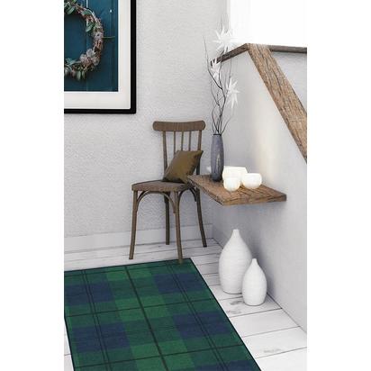 Buffalo Plaid Blackwatch Flatwoven Rug - 275 x 365 cm - Rug + Pad System