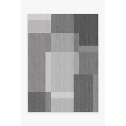 Campo Grey Outdoor Rug - 150 x 215 cm - Rug + Pad System