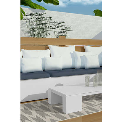 Savannah Stone Outdoor Rug - 275 x 365 cm - Rug + Pad System