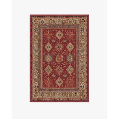 Cambria Ruby Flatwoven Rug - 120 x 185 cm - Rug + Pad System