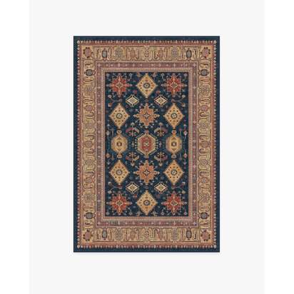 Cambria Sapphire Flatwoven Rug - 120 x 185 cm - Rug + Pad System