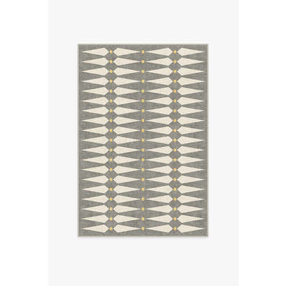 Carnaby Shadow Del Sol Flatwoven Rug by Jonathan Adler - 120 x 185 cm - Rug + Pad System