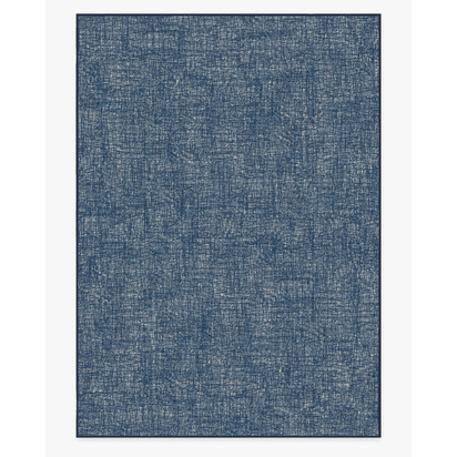 Crosshatch Sapphire Flatwoven Rug - 305 x 425 cm - Rug + Pad System
