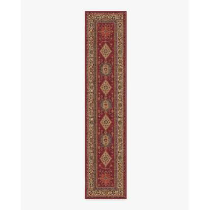 Cambria Ruby Flatwoven Rug - 75 x 365 cm - Rug + Pad System