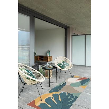 Havana Multicolour Outdoor Rug - 185 x 275 cm - Rug + Pad System