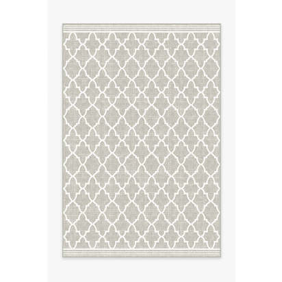 Varia Trellis Stone Outdoor Rug - 185 x 275 cm - Rug + Pad System