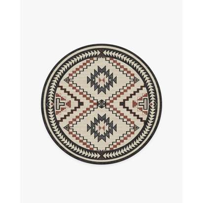 Desert Sumac Flatwoven Rug - 185 Round cm - Rug + Pad System