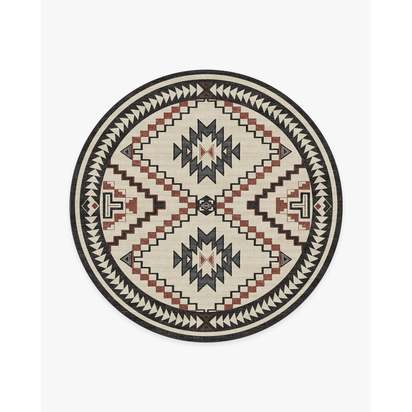 Desert Sumac Flatwoven Rug - 245 Round cm - Rug + Pad System