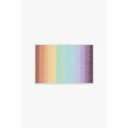 Spectrum Rainbow Flatwoven Rug - 60 x 90 cm - Rug + Pad System