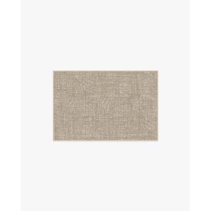 Crosshatch Natural Flatwoven Rug - 60 x 90 cm - Rug + Pad System