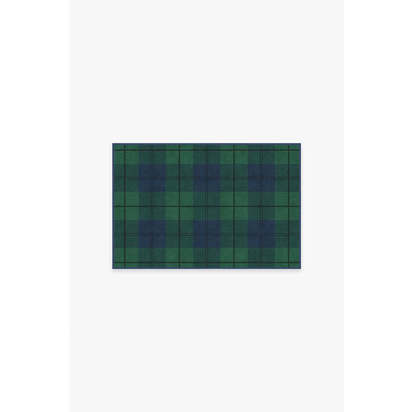 Buffalo Plaid Blackwatch Flatwoven Rug - 60 x 90 cm - Rug + Pad System