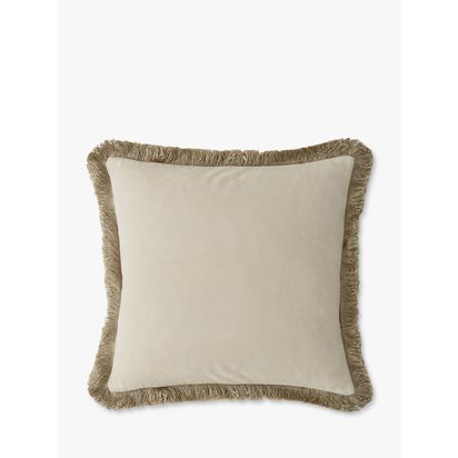 William Morris At Home Pimpernel Square Cushion, Ink Ink Blue | L50 x W50cm