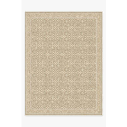 Celestine Ecru Flatwoven Rug - 275 x 365 cm - Rug + Pad System