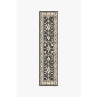Ranier Dark Wood Outdoor Rug - 75 x 305 cm - Rug + Pad System