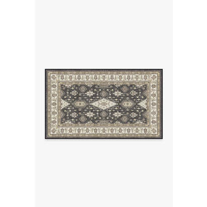 Ranier Dark Wood Outdoor Rug - 90 x 150 cm - Rug + Pad System