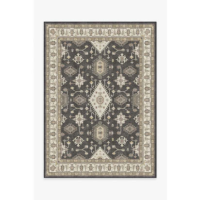 Ranier Dark Wood Outdoor Rug - 150 x 215 cm - Rug + Pad System