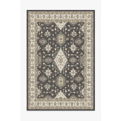Ranier Dark Wood Outdoor Rug - 185 x 275 cm - Rug + Pad System