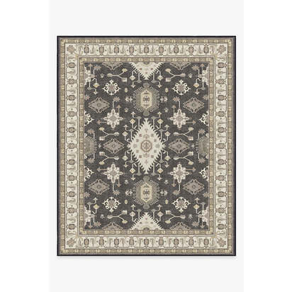 Ranier Dark Wood Outdoor Rug - 245 x 305 cm - Rug + Pad System