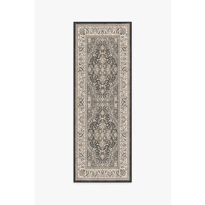 Allura Dark Wood Outdoor Rug - 75 x 215 cm - Rug + Pad System