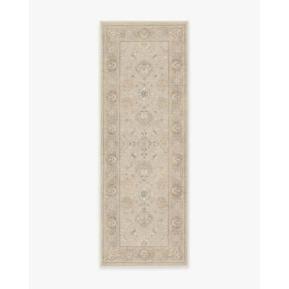 Odette Ivory Pearl Flatwoven Rug - 75 x 215 cm - Rug + Pad System