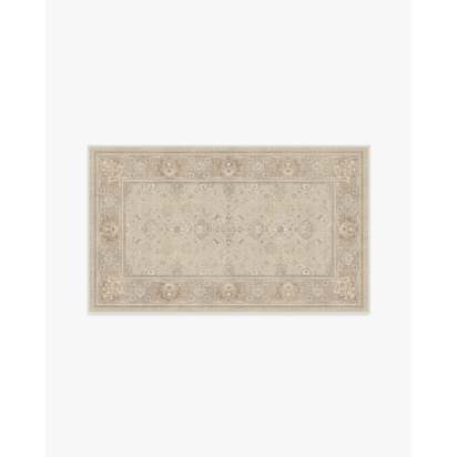Odette Ivory Pearl Flatwoven Rug - 90 x 150 cm - Rug + Pad System