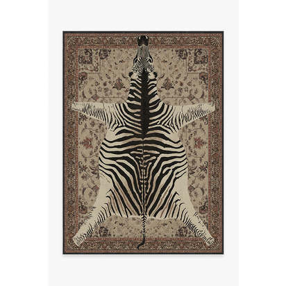 On Safari Hazel Flatwoven Rug by Iris Apfel - 150 x 215 cm - Rug + Pad System