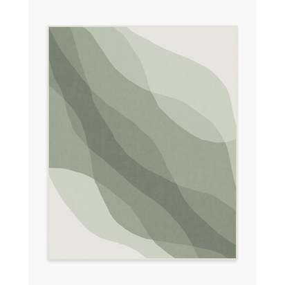 Kallan Sage Green Flatwoven Rug - 245 x 305 cm - Rug + Pad System