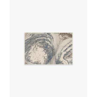 Malaspina Dusk Blue Flatwoven Rug - 60 x 90 cm - Rug + Pad System