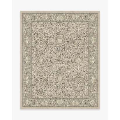 Montreal Natural Stone Flatwoven Rug by Morris & Co. - 245 x 305 cm - Rug + Pad System