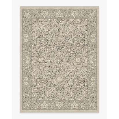Montreal Natural Stone Flatwoven Rug by Morris & Co. - 275 x 365 cm - Rug + Pad System