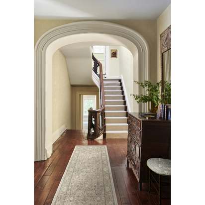 Montreal Natural Stone Flatwoven Rug by Morris & Co. - 275 x 365 cm - Rug + Pad System